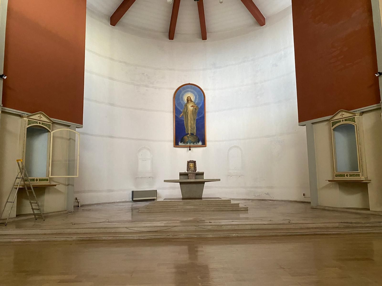 Immagine per Fossalon, si preparano i lavori all'area presbiterale della chiesa di San Marco 